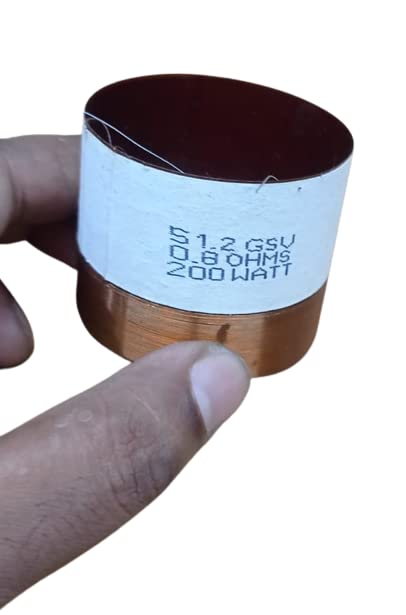 Bluetooth Speaker Voice Coil | Speaker Copper Round Coil | Size -51.2 GSV, Pack of Pcs. (2)