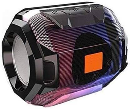 Bluetooth Speaker with RGB Lighting, TWS Function Wireless Portable Speaker with USB
