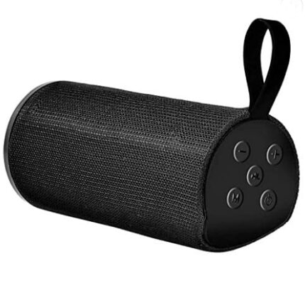 Bluetooth Speakers Super Bass Portable Wireless Bluetooth Speaker with Loud Sound Wireless Speaker Aux Cable 10W with Built-in mic, TF Card Slot, USB Port for Home, Outdoor, Travel (Black)