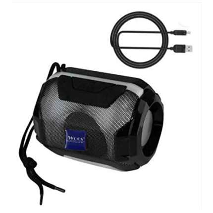 C-005 5 Watt Wireless Bluetooth Portable Speaker 10 W Bluetooth Speaker (Black, 5 Way Speaker Channel)