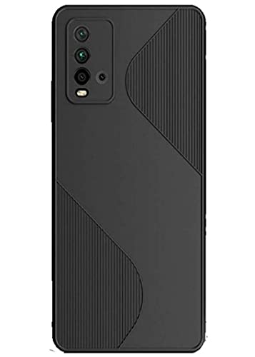 CellKraft Back Cover for Redme 9 Power (TPU | Flexible | Shockproof | Silicon) (Black)