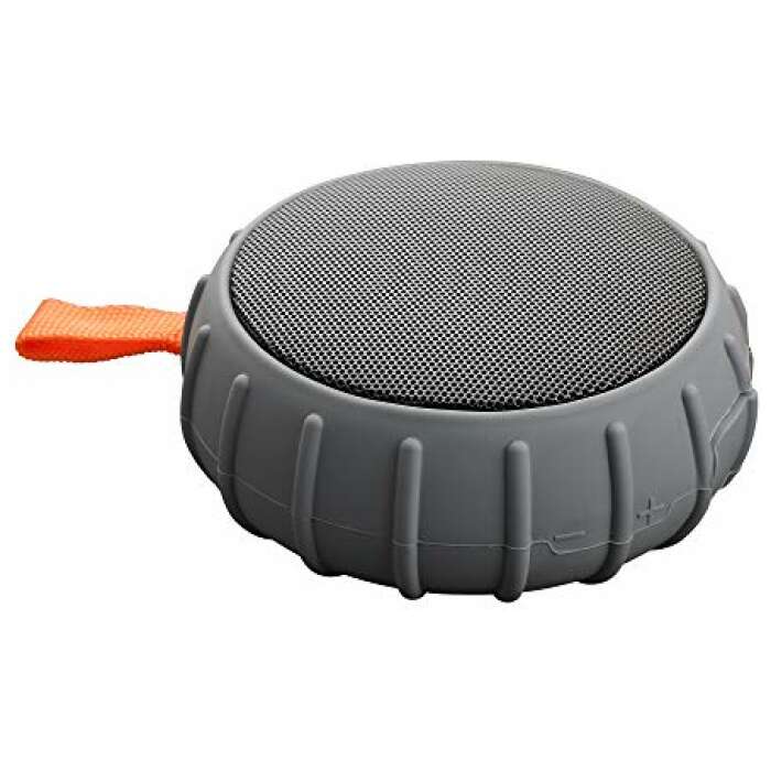 DIGITEK® DBS 007 Stylish & Portable Bluetooth 5.0 Wireless Speaker | with HD Sound 5W Output | IPX6 Water Resistant | TWS | in Built Mic | Upto 8 Hours Playtime (Grey/Orange) (DBS007)
