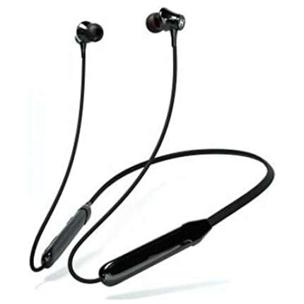 DVTECH® Bluetooth Neck Band with 40 Hours Non-Stop Playtime Bluetooth Headset (Black)
