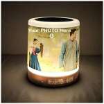 DesireValley Personalized Bluetooth Speaker with Your Photos Anniversary/Birthday Gift
