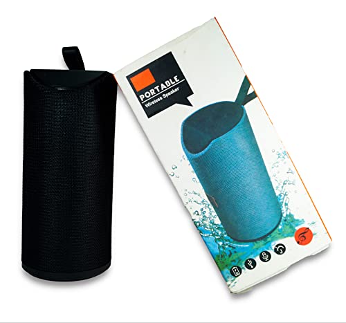 Double Bass Portable Bluetooth Speaker with USB/Micro SD Card/AUX/Mic Multimedia Speaker System Super Bass Compatible with Android, iOS & Windows Devices Multicolor