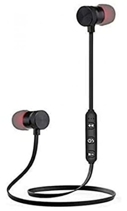 EASYSHOP KM-06 Super Bass Wireless Bluetooth Headphones, Headset with Mic and Sound Button Earphone for M i Note 5/6/7 Pro, 6A, Y2, A2, A1, Y3 All Smartphones (Black) Modal KM06