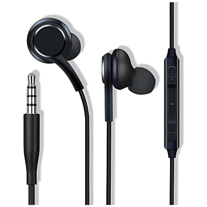 Earphone For Xiaomi Redmi Note 7, Xiaomi Redmi Note 7 Pro, Xiaomi Redmi Note 7S, Xiaomi Redmi Note 8, Redmi Note 8 Pro, Redmi Note 8T, Redmi Pro 2, Redmi X Universal Wired Earphones Headphone Handsfree Headset Music with 3.5mm Jack Hi-Fi Gaming Sound Music HD Stereo Audio Sound with Noise Cancelling Dynamic Ergonomic Original Best High Sound Quality Earphone - ( Black , A1, AK-G )