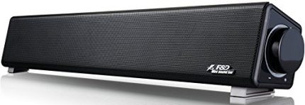 F&D E200 3W 2.0 Channel Wired Soundbar - Black