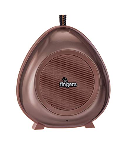 FINGERS Wireless Bluetooth Portable Speaker (Choco Brown)