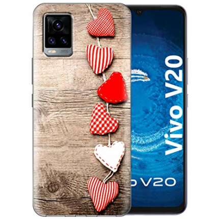 Fashionury Printed Soft Silicone Designer Pouch Mobile Back Cover for Vivo V20 / Vivo V20 Case and Covers | for Boys & Girls -P042