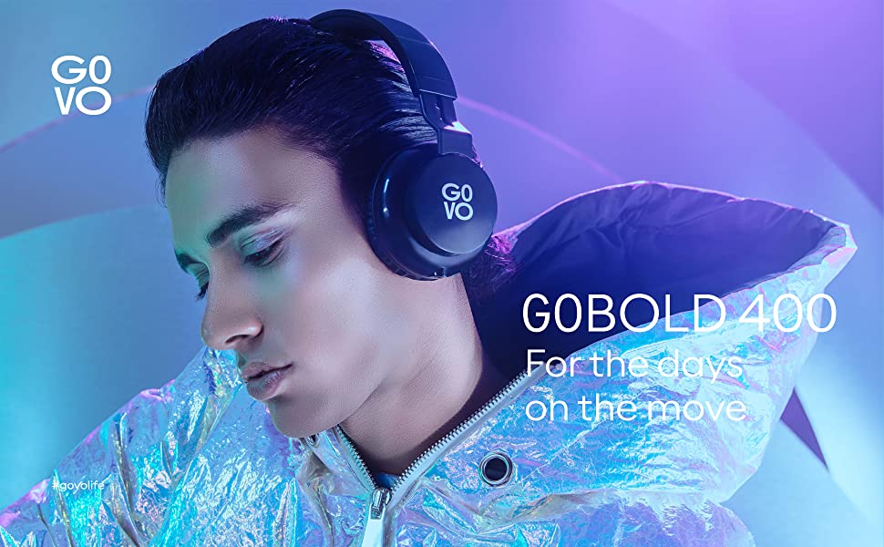 GOBOLD 400, Bluetooth Headphones, over the ear headphones with super bass