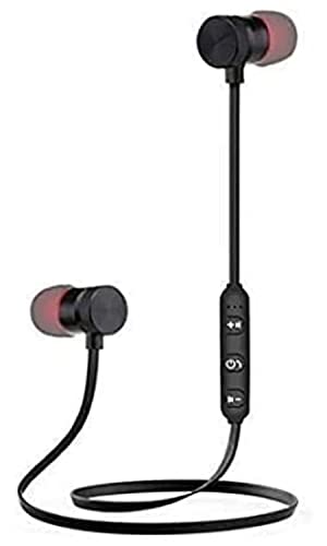 GS GOLDSTIEN Star Super Bass Wireless Bluetooth Headphones, Headset with Mic and Sound Button Earphone for M i Note 5/6/7 Pro, 6A, Y2, A2, A1, Y3 All Smartphones (Black) Modal A-2