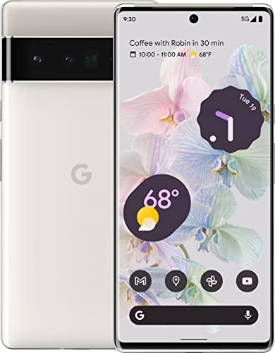 Google Pixel 6 Pro 5G (Cloudy White, 12GB RAM, 128GB Storage)