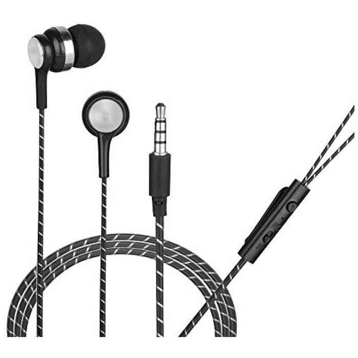 Hitage HB-913 Wired in-Ear Headphone with Mic with 3.5 mm Jack (Black)