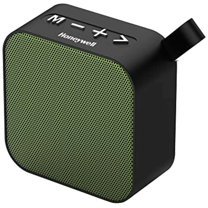 Honeywell Moxie V100, Portable Speaker with Wireless Bluetooth 5.0 Connectivity, Upto 6 Hours Playtime, TWS Feature and Durable Design (Olive Green)