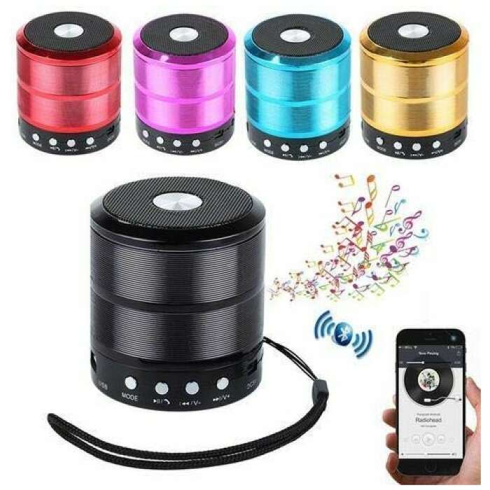 Hozti WS-887 Wireless Bluetooth Speaker, Portable Wireless Outdoor Speaker Surround Support FM/USB/MIC/AUX/TFCard/Bluetooth Compatible with All mobiles