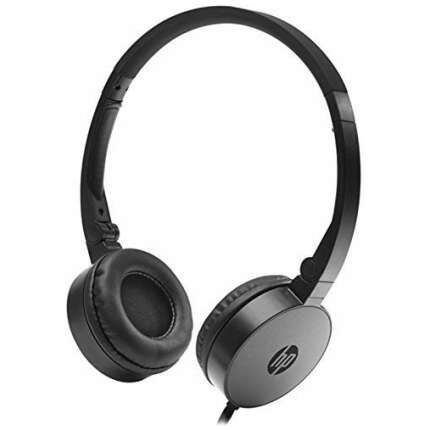 Hp H2800 Wired On Ear Headphones With Mic (Black)