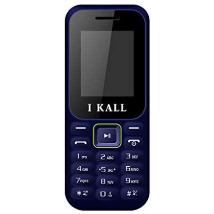 IKALL K130 Keypad Mobile (Dual Sim, Blue)