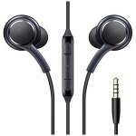In-Ear Headphone For Samsung Galaxy Note 8.0 In- Ear Headphone | Earphones | Headphone| Handsfree | Headset | Universal Headphone | Wired | MIC | Music | 3.5mm Jack | Calling Function | Earbuds | Microphone| Bass Bost Sound | Flat Wired Earphone| Original Earphone like Performance Best High Quality Sound Earphones Compatible With All Andriod Smartphone, MP3 Players, Mobile, Laptops - Black