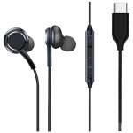 In-Ear TYPE-C PORT Headphone For Samsung Galaxy M53 ,Samsung M53 In- Ear Headphone | Earphones | Headphone| Handsfree | Headset | Calling Function | Earbuds | Microphone| Bass Bost Sound | Flat Wired Earphone| Type C Earphones for Rich Bass and Noise Cancellation, Unique Sports Earphone with USB Type C Port - (ZC 3, Black/White)