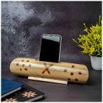 India Meets India Handmade Bamboo Mobile Stand & Speaker, High Volume Bamboo Speaker, Natural & Electricity Free Speaker, 11 INCHES