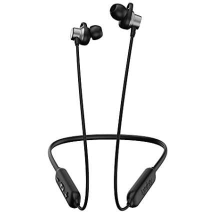 Infinity by Harman Glide N200, in Ear Wireless Earphones with Mic, 20 Hours Playtime with Fast Charging, Deep Bass, Dual Equalizer, Premium Metal Earbuds, Bluetooth 5.0, IPX5 Sweatproof (Black)