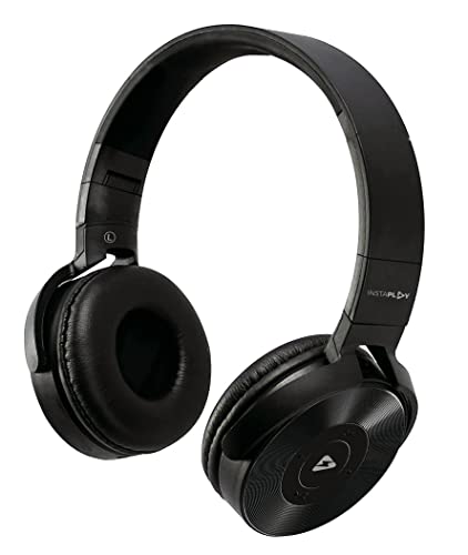 Instaplay InstaRock Bluetooth Wireless On Ear Headphones with Mic (Black)