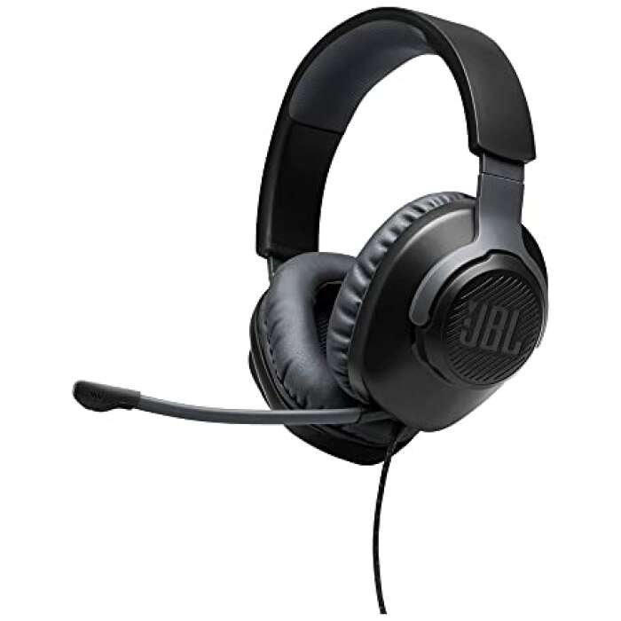 JBL Free WFH, Wired Over Ear Headphones with mic for Work from Home, Conference Calls, Online Learning & Teaching, Compatible with Universal Chat Apps (Black)