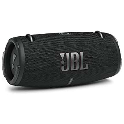 JBL Xtreme 3, Wireless Portable Bluetooth Speaker, JBL Pro Sound with Powerful Bass Radiators, Built-in Powerbank, JBL Partyboost, IP67 Water & Dustproof, AUX & Type C (Black, Without Mic)