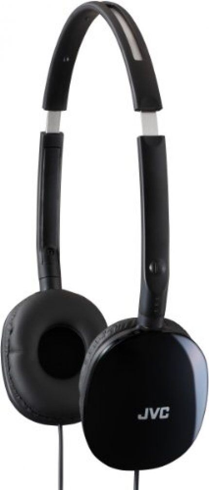 JVC HAS160B Flats Lightweight Headband Headphones (Black)