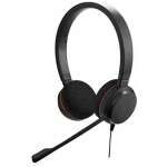 Jabra Evolve 20SE UC Stereo, Professional Wired On Ear Headset with Mic Great Sound & Easy Call Management