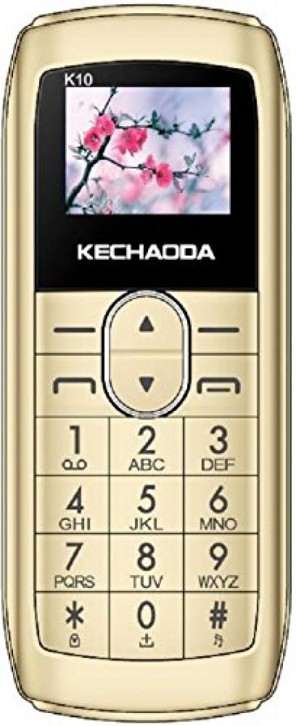 KECHAODA K-10 Dual Mobile SIM Card Phone, Gold