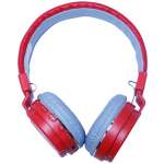 LORANS Bluetooth Wireless ON Ear Headphone with Mic (Red)
