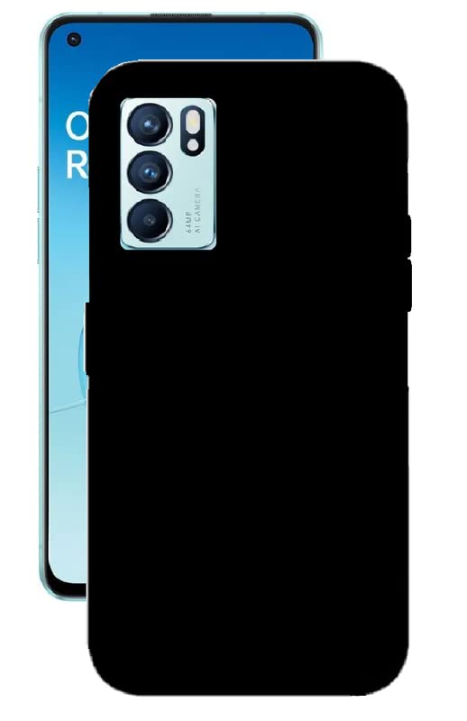 LazyLion Back Cover Case for Oppo Reno 6, Silicone Shockproof Phone Case, Ultra Safety with Soft Feel (Pack of 1)