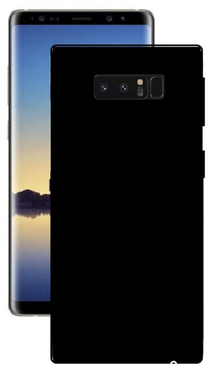 LazyLion Back Cover Case for Samsung Galaxy Note 8, Silicone Shockproof Phone Case, Ultra Safety with Soft Feel (Pack of 1)