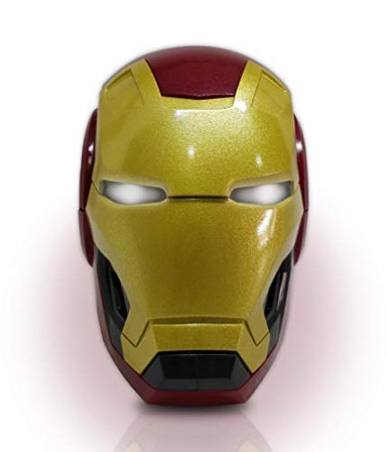 Macmerise Limited Edition Marvel Comics Ironman Tony Stark Helmet Funk Super Stereo Hd Sound Bluetooth Speaker With Hands Free Calling (5 Watts)