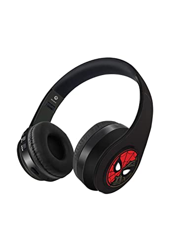 Macmerise Two Face Spidey On-Ear Bluetooth Headphones with Upto 10 Hours Playback, FM Radio, SD Card, Soft Padded Ear Cushions and Passive Noise Isolation | Decibel Wireless Headphone