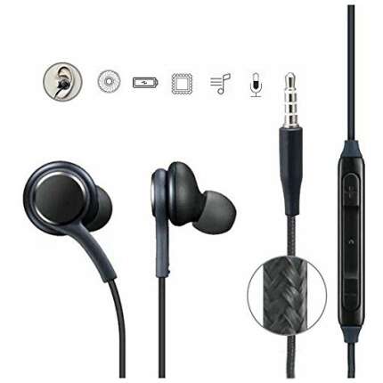 Mistronics Wired Headset Earphones Headphones with Mic Compatible with 3.5mm Jack