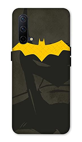 NDCOM Best Bat Man Logo Printed Hard Mobile Back Cover Case for OnePlus Nord CE 5G