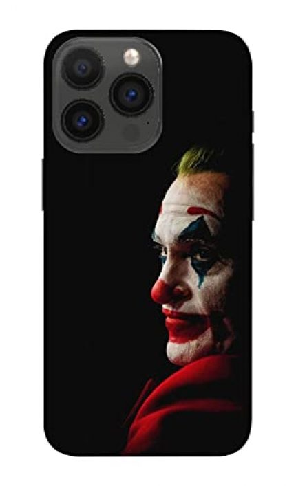 NDCOM Cool Joker Printed Hard Mobile Back Cover Case for iPhone 13 Pro
