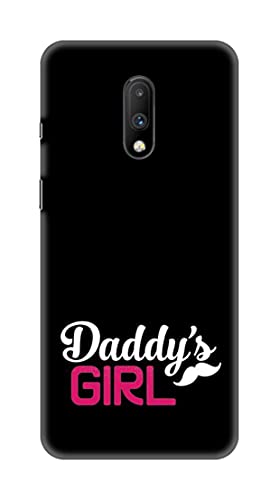 NDCOM Daddys Girl Girly Trendy Printed Hard Mobile Back Cover Case for OnePlus 7