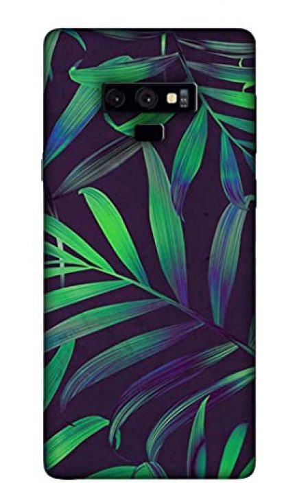 NDCOM Green Grass Flower Girly Printed Hard Mobile Back Cover Case for Samsung Galaxy Note 9