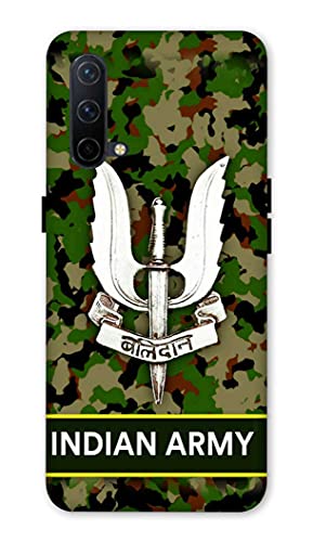 NDCOM Indian Army Camouflage Printed Hard Mobile Back Cover Case for OnePlus Nord CE 5G