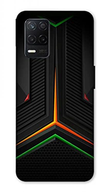 NDCOM Robotic Texture Printed Hard Mobile Back Cover Case for Realme Narzo 30 5G