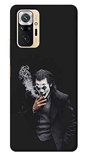NDCOM Smoking Joker Trendy Printed Hard Mobile Back Cover Case for Redmi Note 10 Pro Max