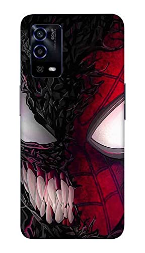 NDCOM Venom and Spider Printed Hard Mobile Back Cover Case for Oppo A55