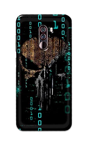 NDCOM for Hacker Printed Hard Mobile Back Cover Case for Poco F1