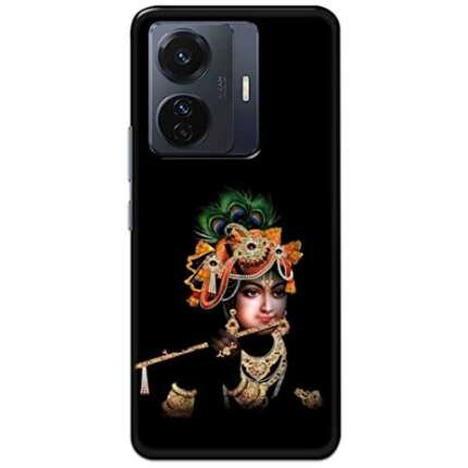 NDCOM for Shree Krishna Printed Hard Mobile Back Cover Case for iQOO Z6 Pro 5G