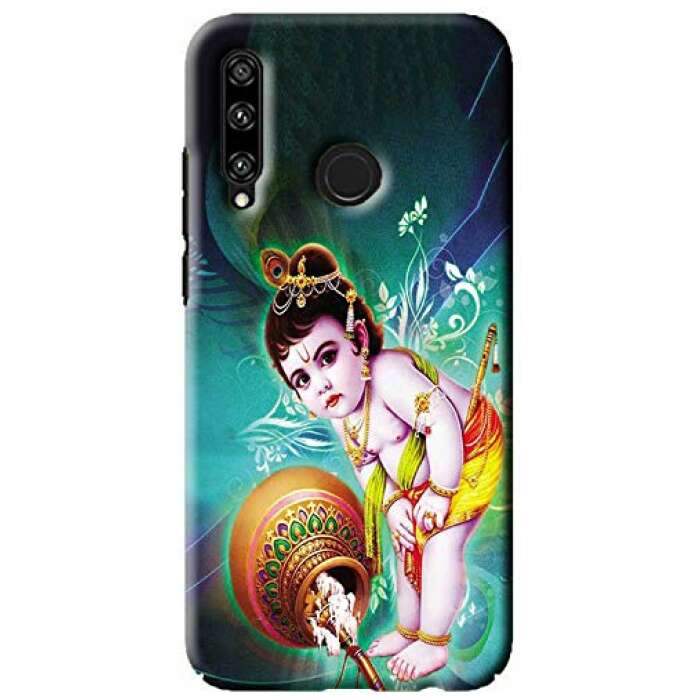 NDCOM® Lord Krishna Baal Roop Printed Hard Mobile Back Cover Case for Huawei Honor 20i