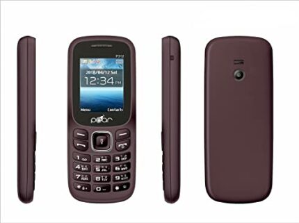 PEAR P312 (Maroon) Phone with 1.8 INCH Display,1100 MAH Battery,Contains Many Indian Language,Basic Keypad Phone